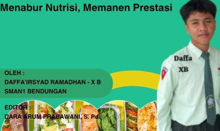 MENABUR NUTRISI , MEMANEN PRESTASI