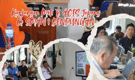 Delegasi METI Jepang, AOTS, dan BPBD Jawa Timur Kunjungi SMAN 1 Bendungan dalam Rangka Pilot Project SPAB